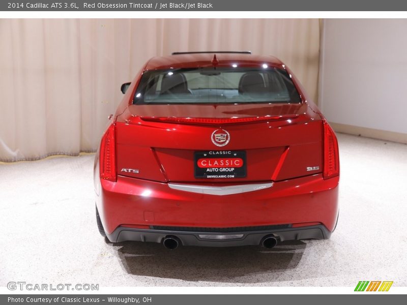 Red Obsession Tintcoat / Jet Black/Jet Black 2014 Cadillac ATS 3.6L