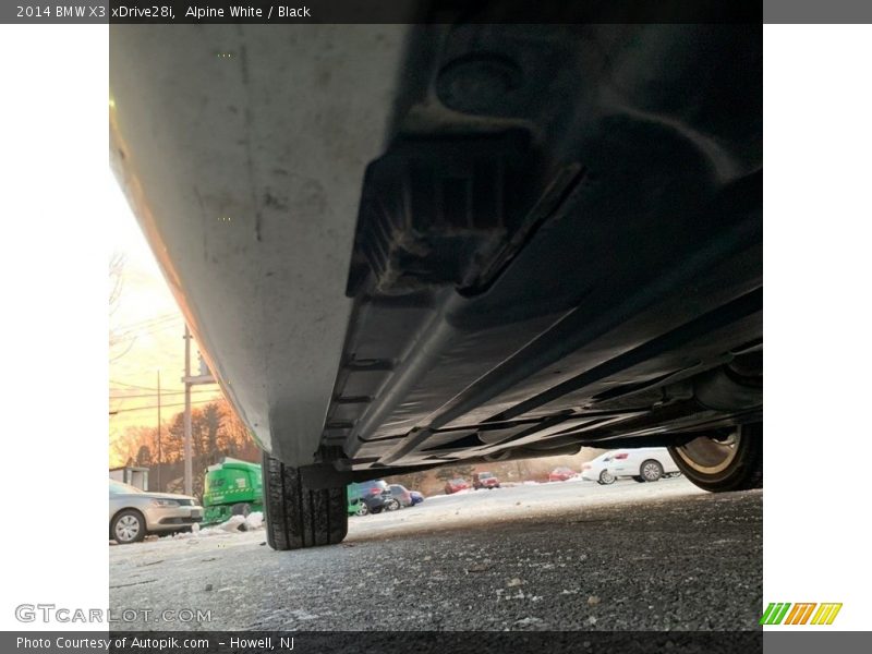 Alpine White / Black 2014 BMW X3 xDrive28i