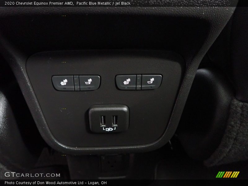 Pacific Blue Metallic / Jet Black 2020 Chevrolet Equinox Premier AWD