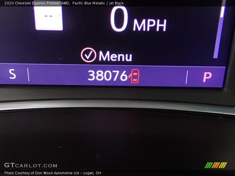 Pacific Blue Metallic / Jet Black 2020 Chevrolet Equinox Premier AWD