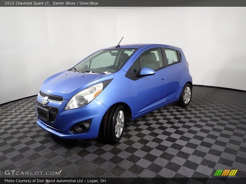 Denim (Blue) / Silver/Blue 2013 Chevrolet Spark LT