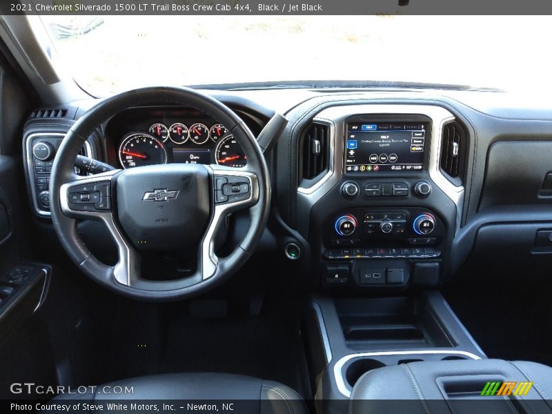 Black / Jet Black 2021 Chevrolet Silverado 1500 LT Trail Boss Crew Cab 4x4