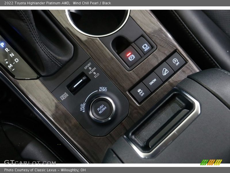 Wind Chill Pearl / Black 2022 Toyota Highlander Platinum AWD