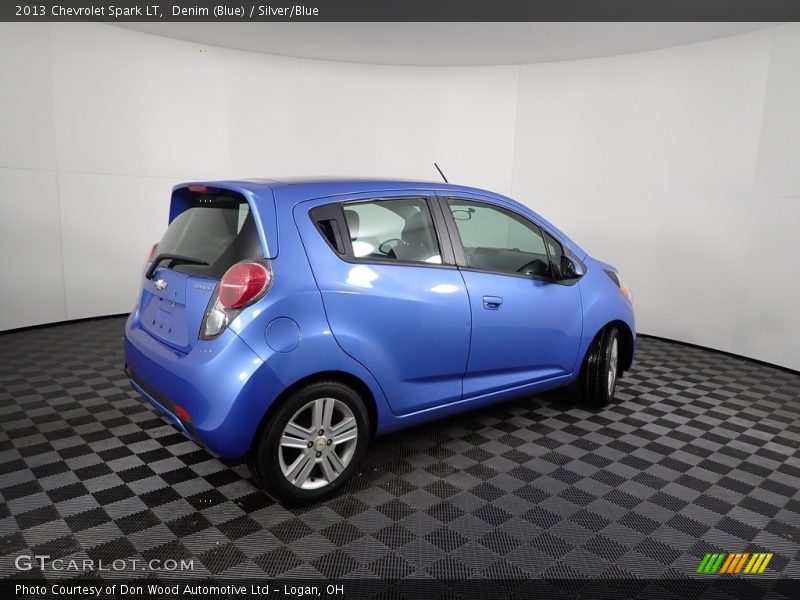 Denim (Blue) / Silver/Blue 2013 Chevrolet Spark LT