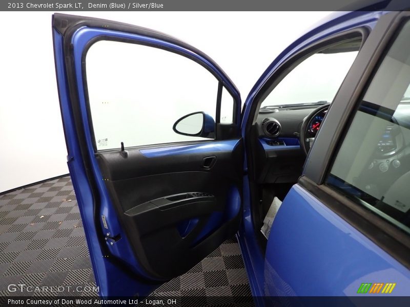 Denim (Blue) / Silver/Blue 2013 Chevrolet Spark LT