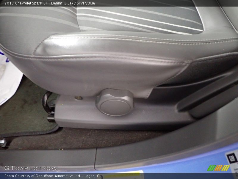Denim (Blue) / Silver/Blue 2013 Chevrolet Spark LT