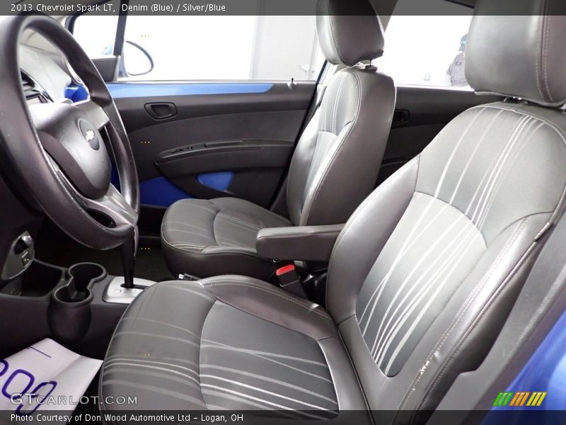 Denim (Blue) / Silver/Blue 2013 Chevrolet Spark LT