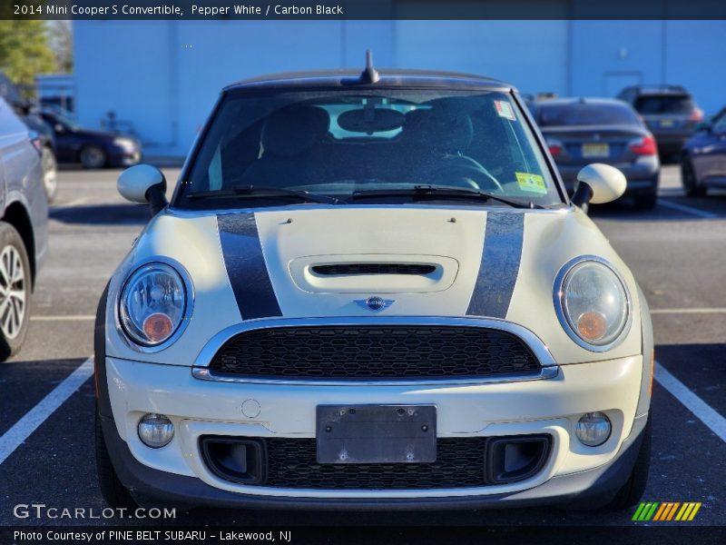 Pepper White / Carbon Black 2014 Mini Cooper S Convertible
