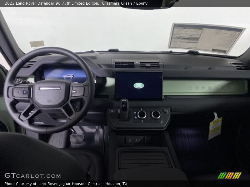 Dashboard of 2023 Defender 90 75th Limited Edition