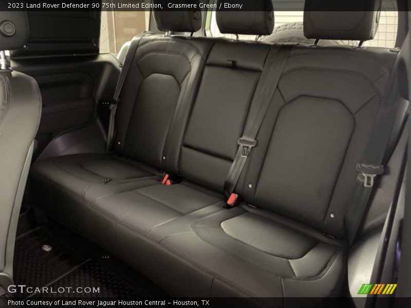 Rear Seat of 2023 Defender 90 75th Limited Edition