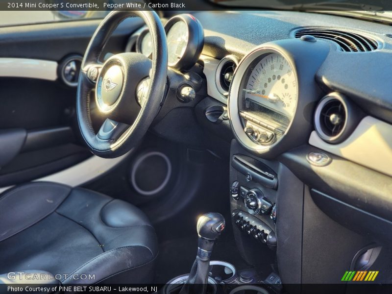 Pepper White / Carbon Black 2014 Mini Cooper S Convertible