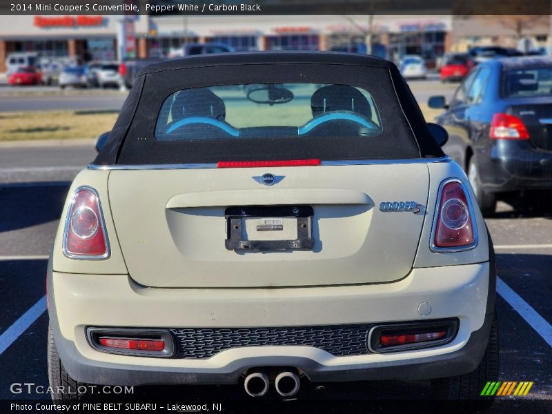 Pepper White / Carbon Black 2014 Mini Cooper S Convertible