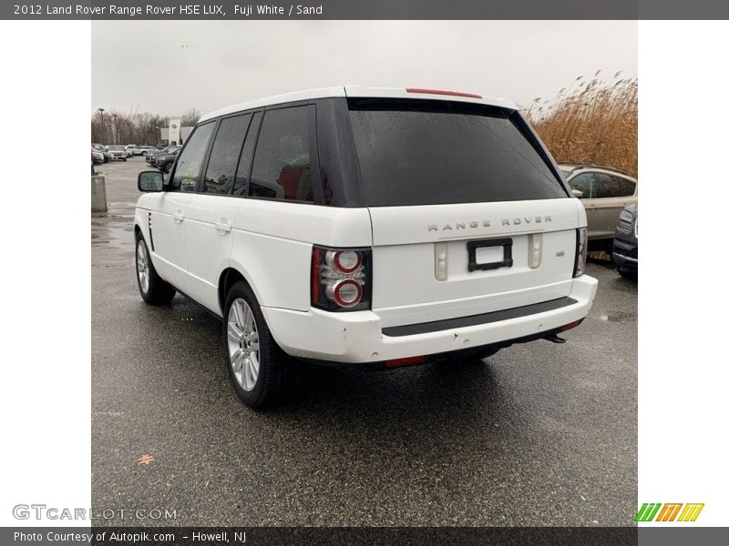 Fuji White / Sand 2012 Land Rover Range Rover HSE LUX