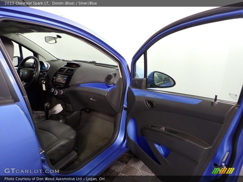Denim (Blue) / Silver/Blue 2013 Chevrolet Spark LT