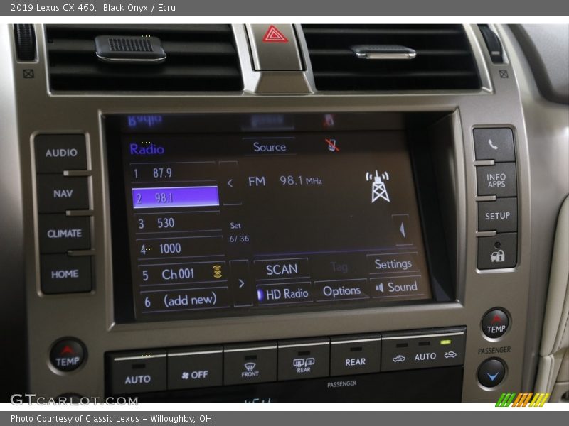 Black Onyx / Ecru 2019 Lexus GX 460