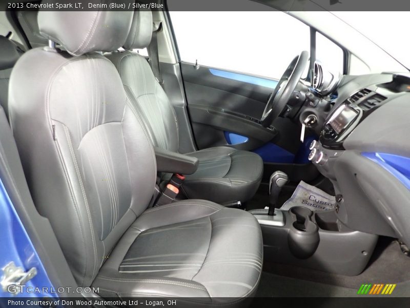 Denim (Blue) / Silver/Blue 2013 Chevrolet Spark LT
