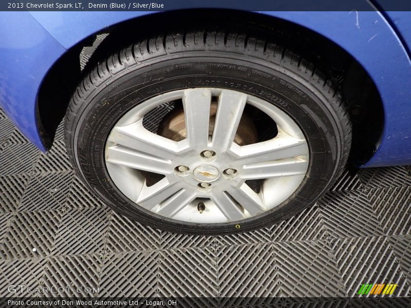 Denim (Blue) / Silver/Blue 2013 Chevrolet Spark LT