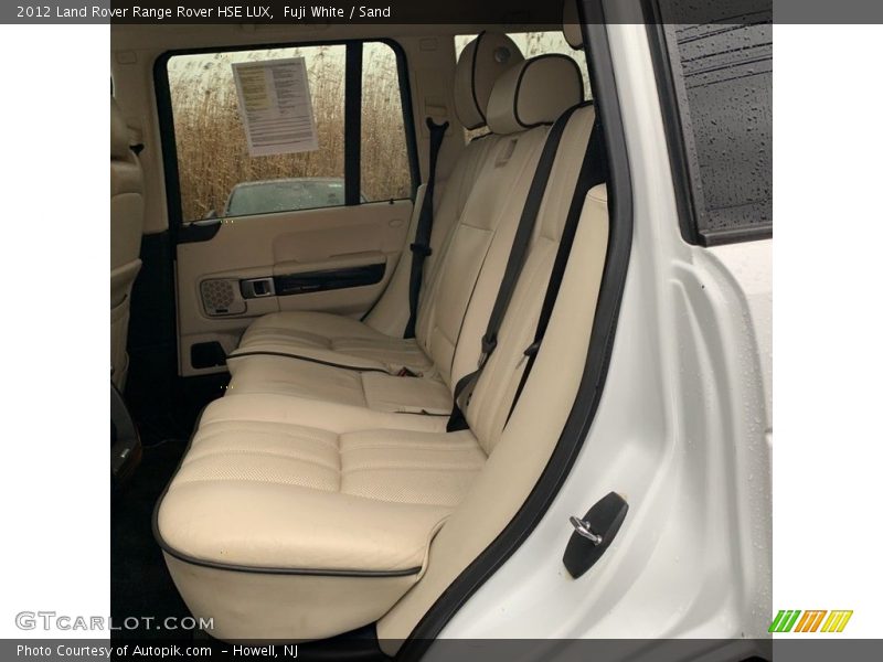 Fuji White / Sand 2012 Land Rover Range Rover HSE LUX