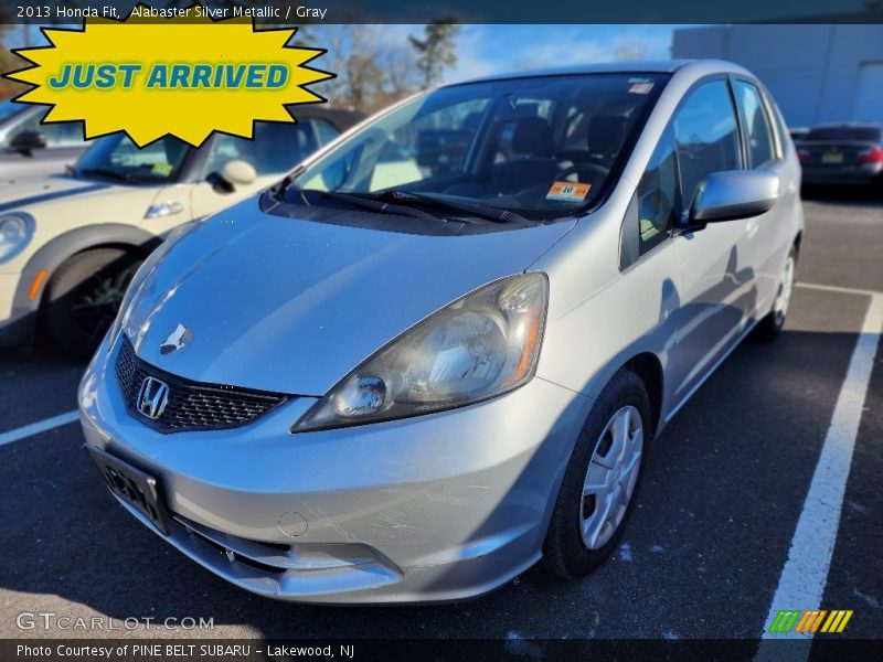 Alabaster Silver Metallic / Gray 2013 Honda Fit