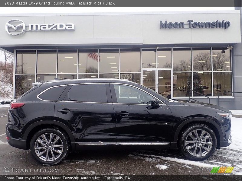 Jet Black Mica / Black 2023 Mazda CX-9 Grand Touring AWD