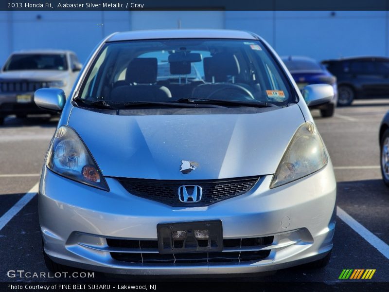 Alabaster Silver Metallic / Gray 2013 Honda Fit
