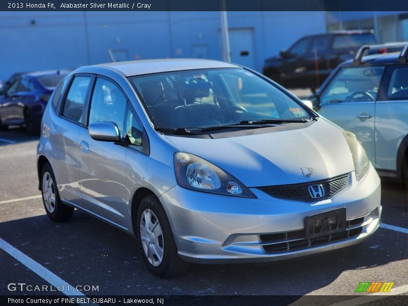 Alabaster Silver Metallic / Gray 2013 Honda Fit