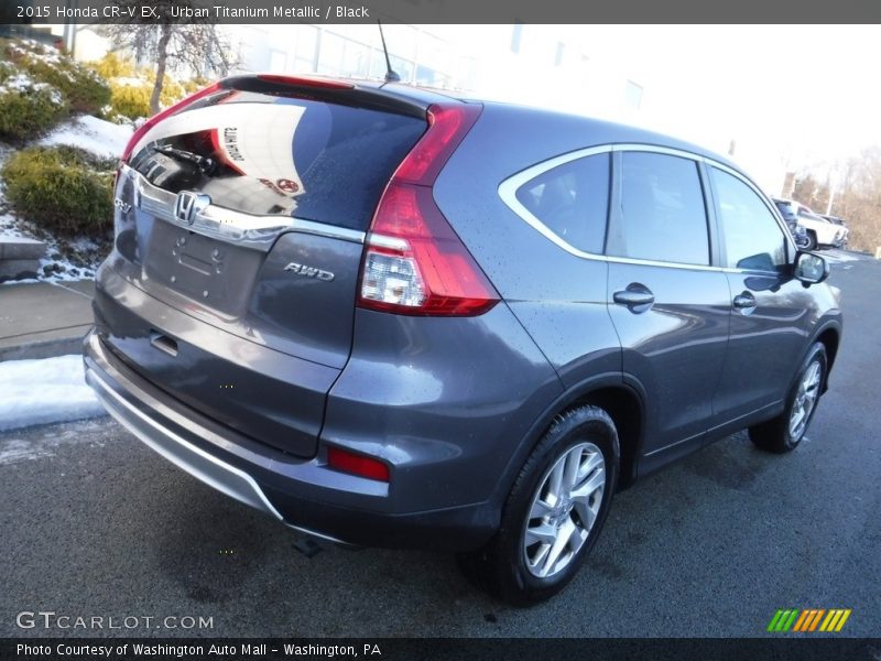 Urban Titanium Metallic / Black 2015 Honda CR-V EX