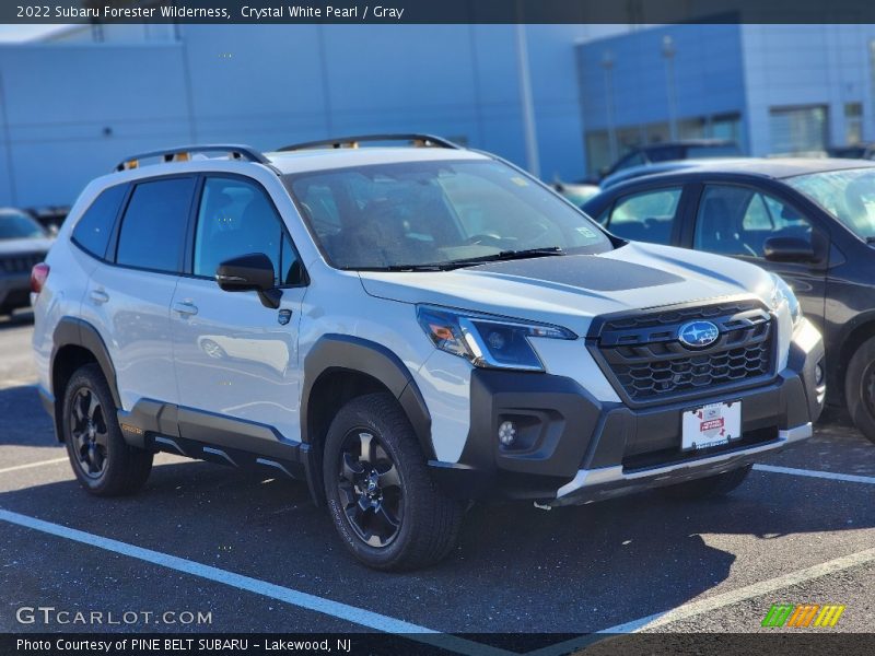 Crystal White Pearl / Gray 2022 Subaru Forester Wilderness