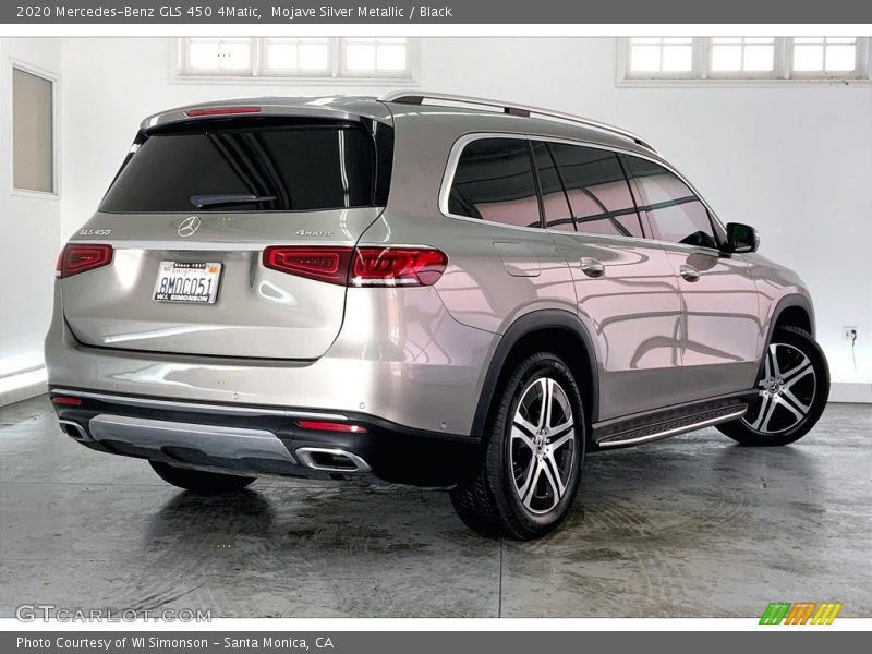 Mojave Silver Metallic / Black 2020 Mercedes-Benz GLS 450 4Matic