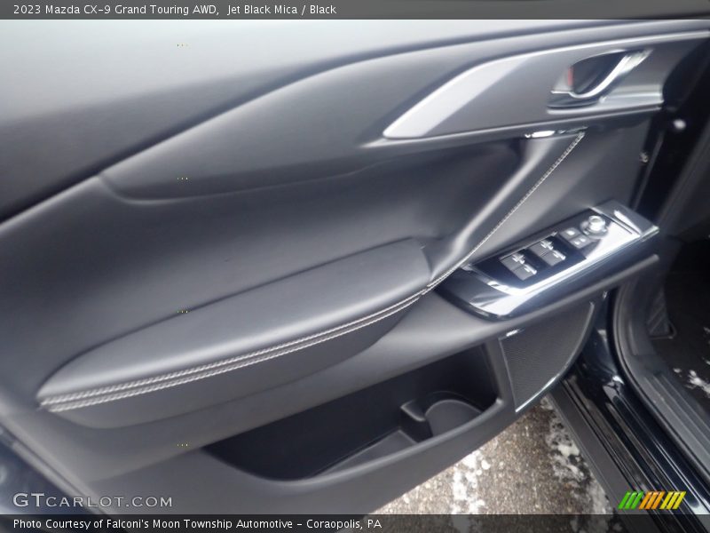 Jet Black Mica / Black 2023 Mazda CX-9 Grand Touring AWD