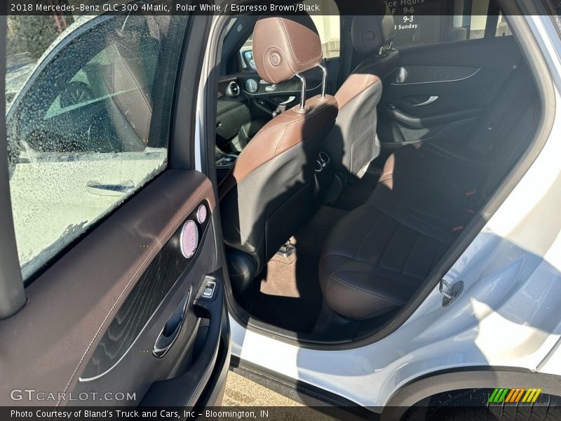 Polar White / Espresso Brown/Black 2018 Mercedes-Benz GLC 300 4Matic