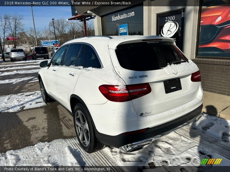 Polar White / Espresso Brown/Black 2018 Mercedes-Benz GLC 300 4Matic