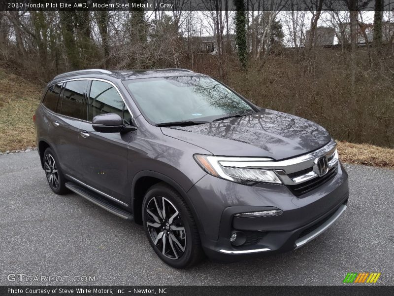 Front 3/4 View of 2020 Pilot Elite AWD