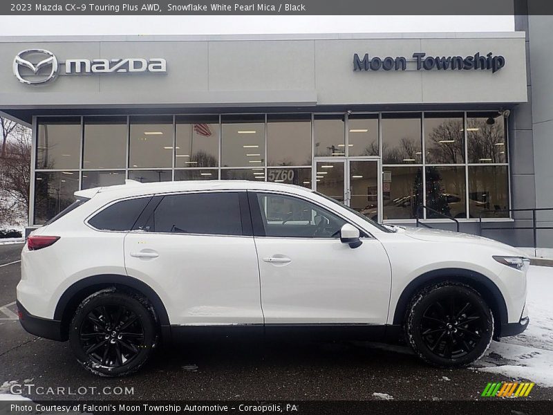 Snowflake White Pearl Mica / Black 2023 Mazda CX-9 Touring Plus AWD