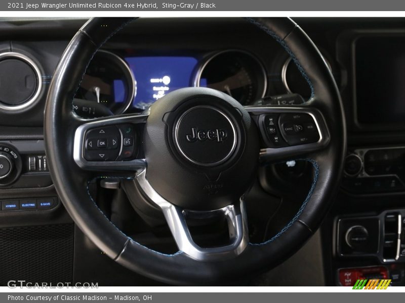  2021 Wrangler Unlimited Rubicon 4xe Hybrid Steering Wheel