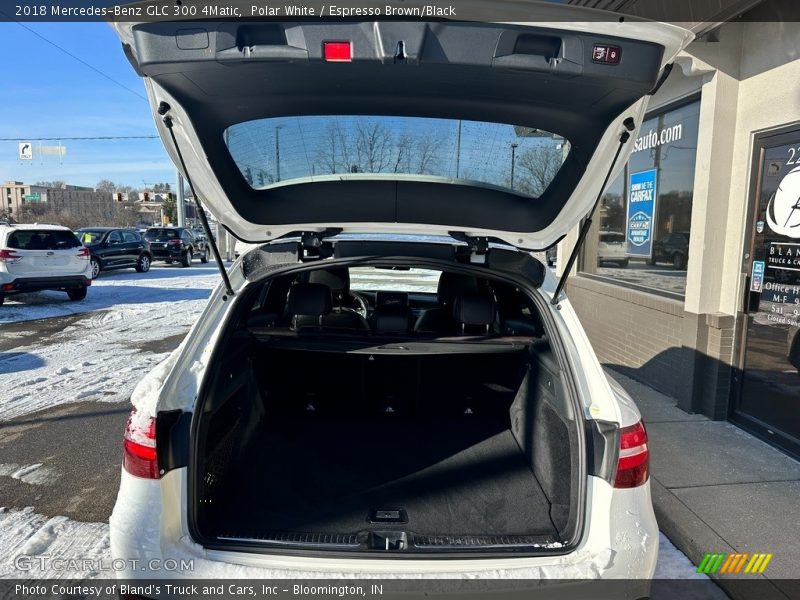 Polar White / Espresso Brown/Black 2018 Mercedes-Benz GLC 300 4Matic
