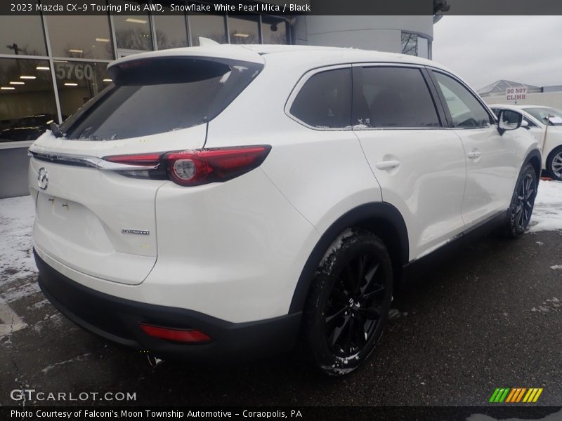 Snowflake White Pearl Mica / Black 2023 Mazda CX-9 Touring Plus AWD