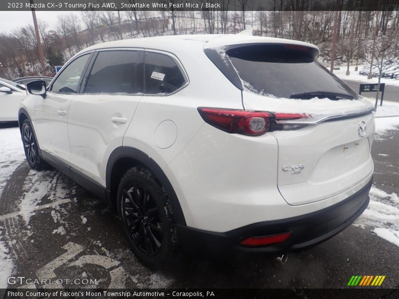 Snowflake White Pearl Mica / Black 2023 Mazda CX-9 Touring Plus AWD