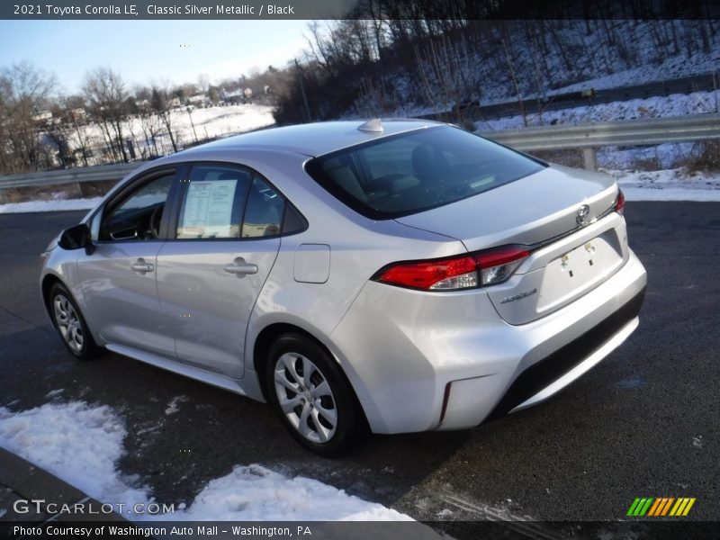 Classic Silver Metallic / Black 2021 Toyota Corolla LE