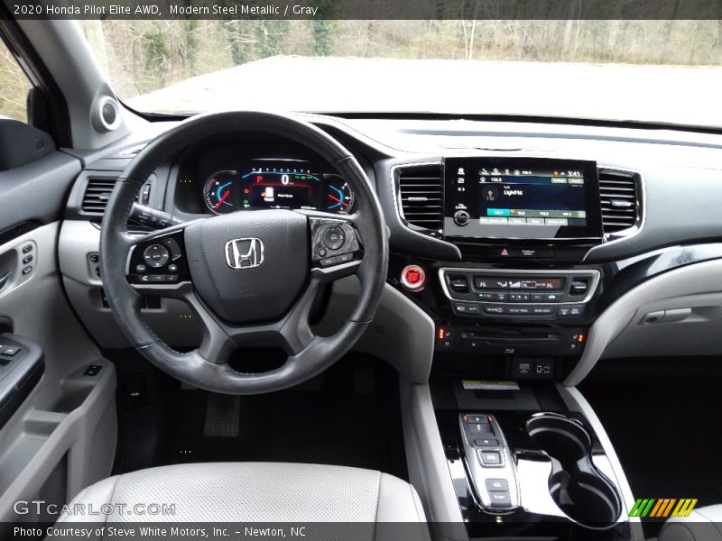 Dashboard of 2020 Pilot Elite AWD