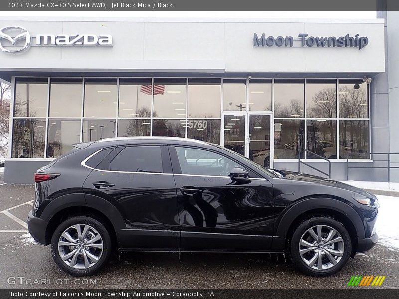 Jet Black Mica / Black 2023 Mazda CX-30 S Select AWD