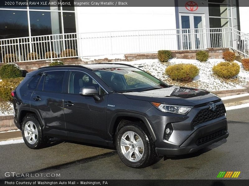 Magnetic Gray Metallic / Black 2020 Toyota RAV4 XLE AWD Hybrid