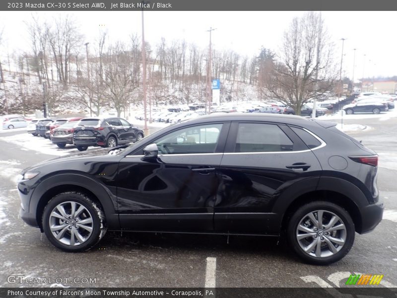 Jet Black Mica / Black 2023 Mazda CX-30 S Select AWD