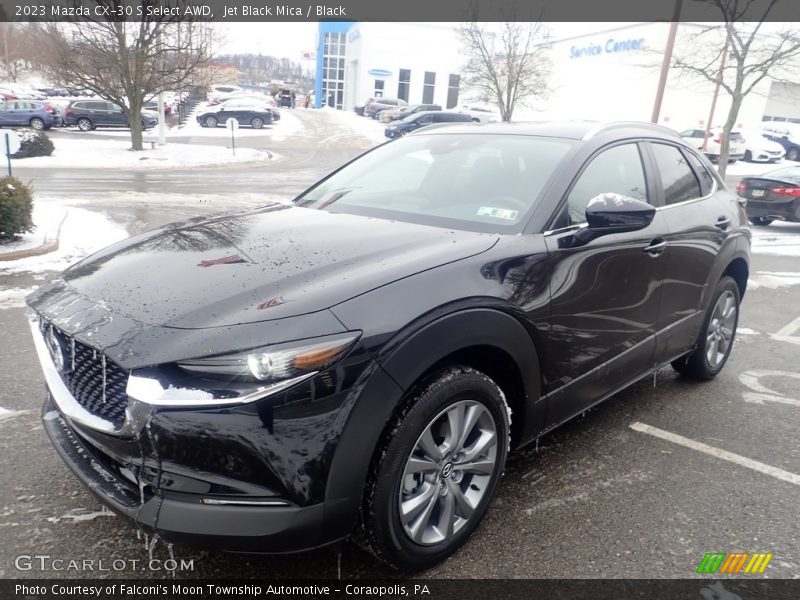 Jet Black Mica / Black 2023 Mazda CX-30 S Select AWD