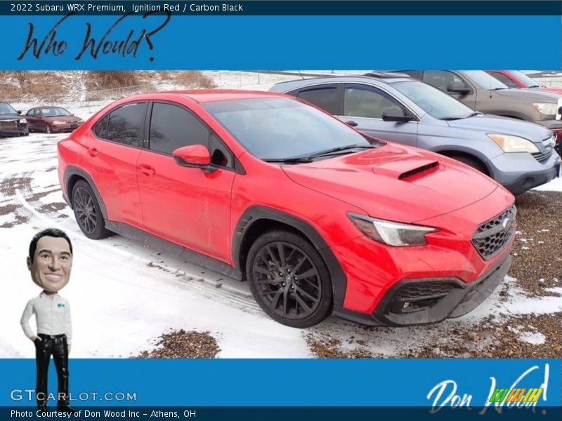 Ignition Red / Carbon Black 2022 Subaru WRX Premium