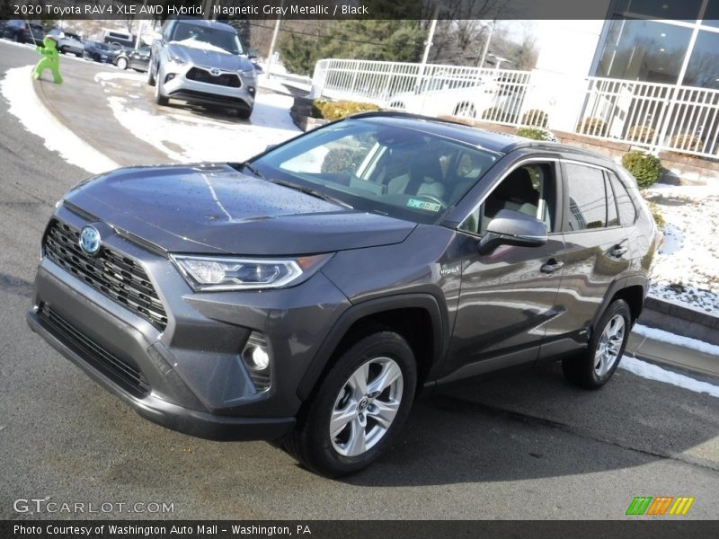 Magnetic Gray Metallic / Black 2020 Toyota RAV4 XLE AWD Hybrid