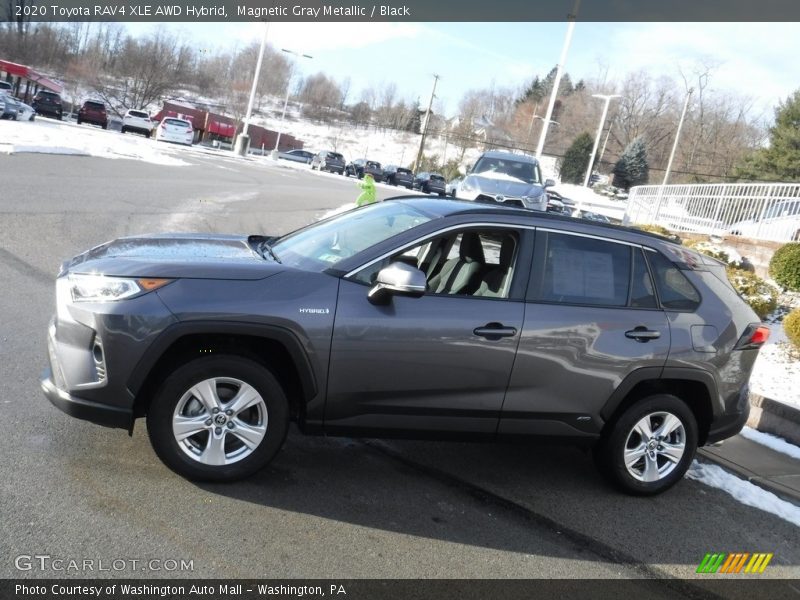 Magnetic Gray Metallic / Black 2020 Toyota RAV4 XLE AWD Hybrid