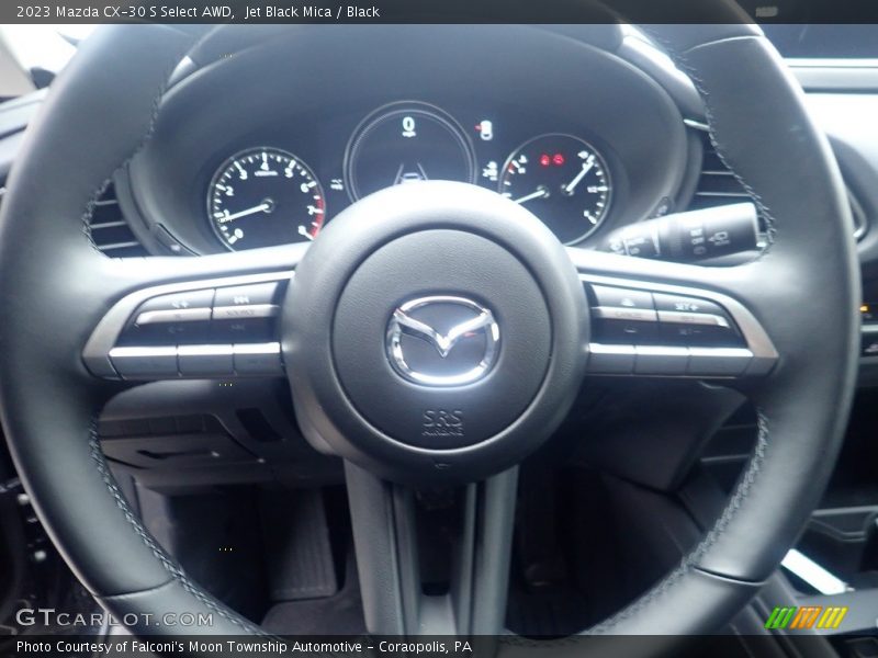 Jet Black Mica / Black 2023 Mazda CX-30 S Select AWD