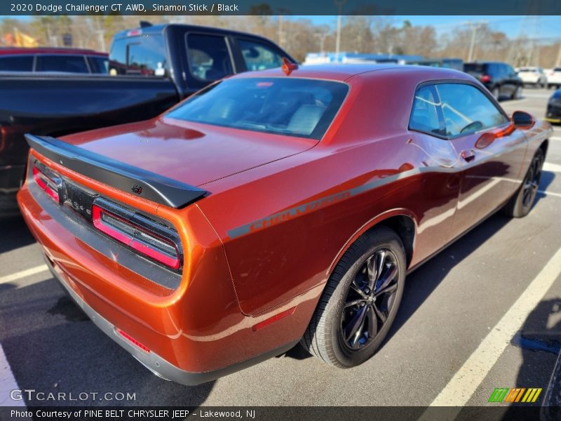 Sinamon Stick / Black 2020 Dodge Challenger GT AWD