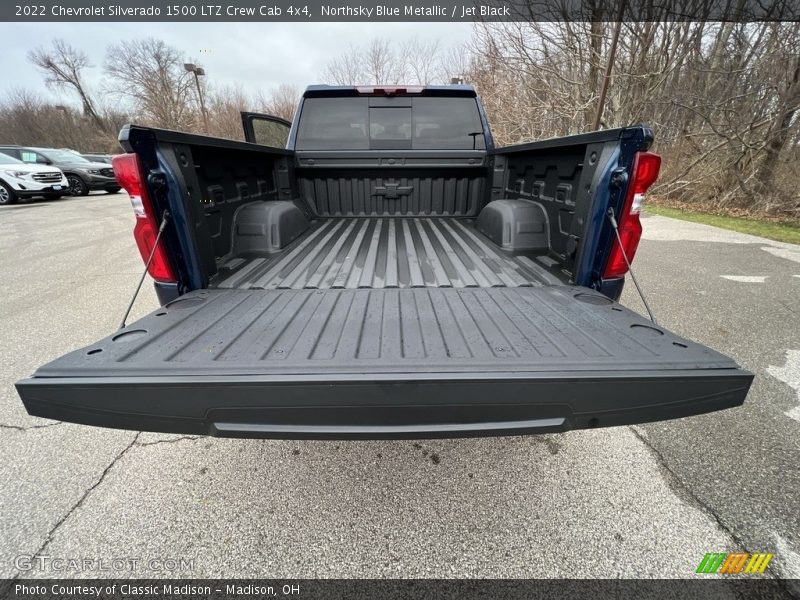 Northsky Blue Metallic / Jet Black 2022 Chevrolet Silverado 1500 LTZ Crew Cab 4x4